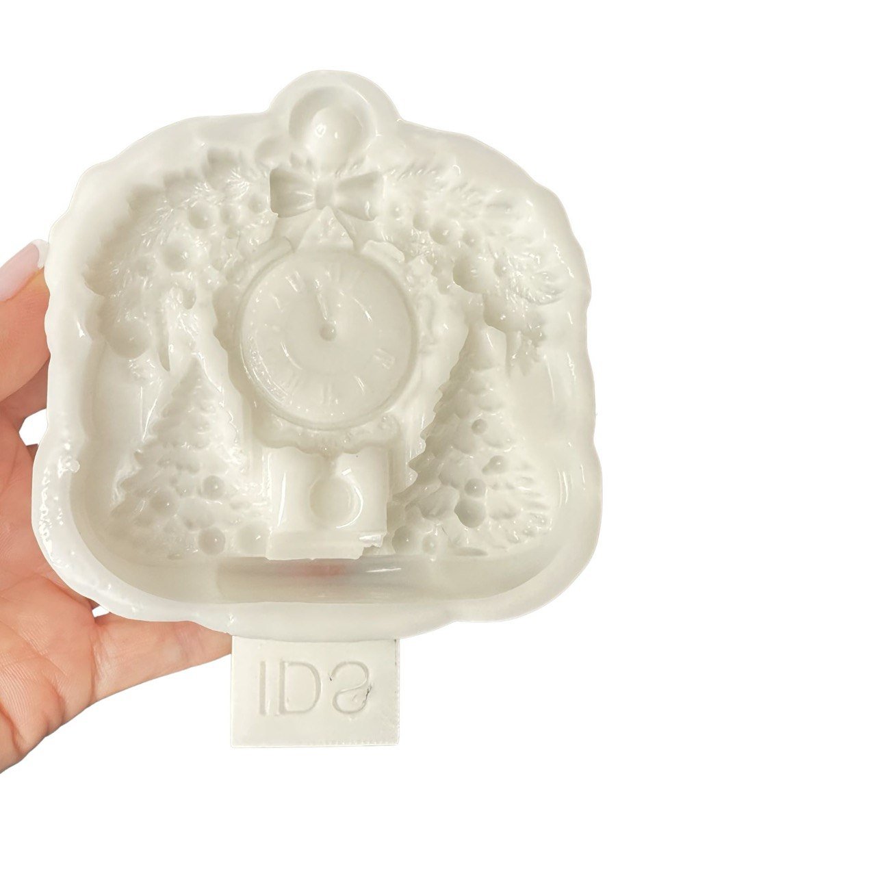 Vintage Clock Christmas Ornament Silicone Mold - Ideas Decor Shop