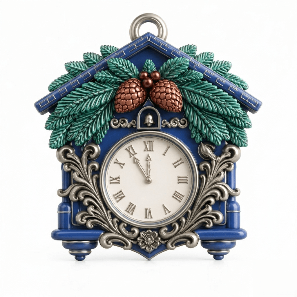 Vintage Cuckoo Clock Ornament Silicone Mold - Ideas Decor Shop