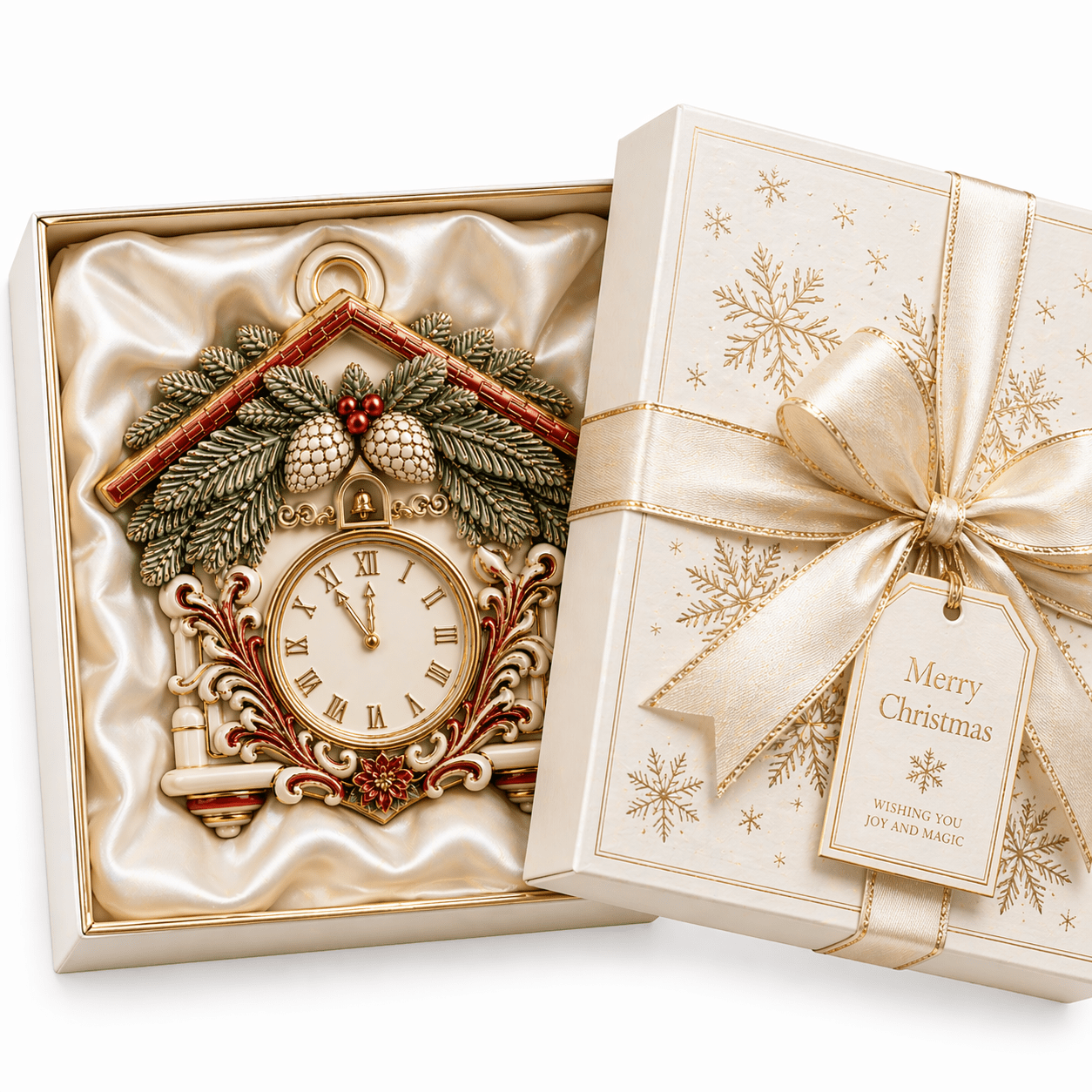 Vintage Cuckoo Clock Ornament Silicone Mold - Ideas Decor Shop