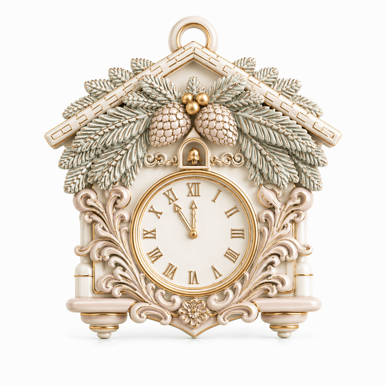Vintage Cuckoo Clock Ornament Silicone Mold - Ideas Decor Shop