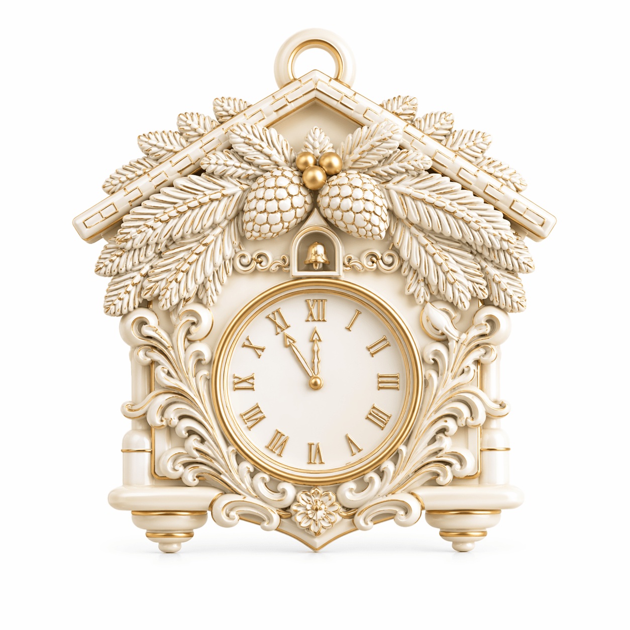 Vintage Cuckoo Clock Ornament Silicone Mold - Ideas Decor Shop