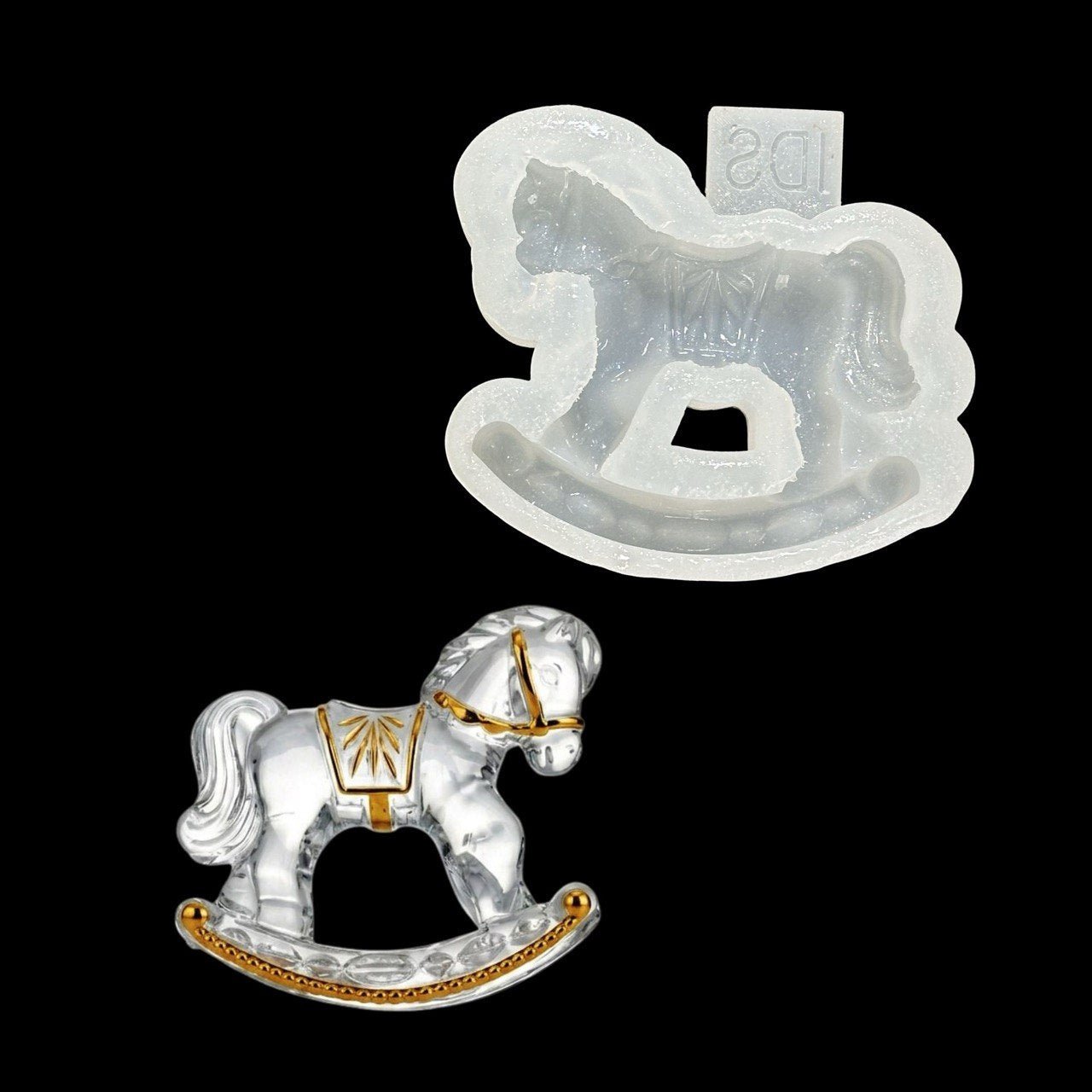 Vintage Rocking Horse Silicone Mold for Resin - Ideas Decor Shop