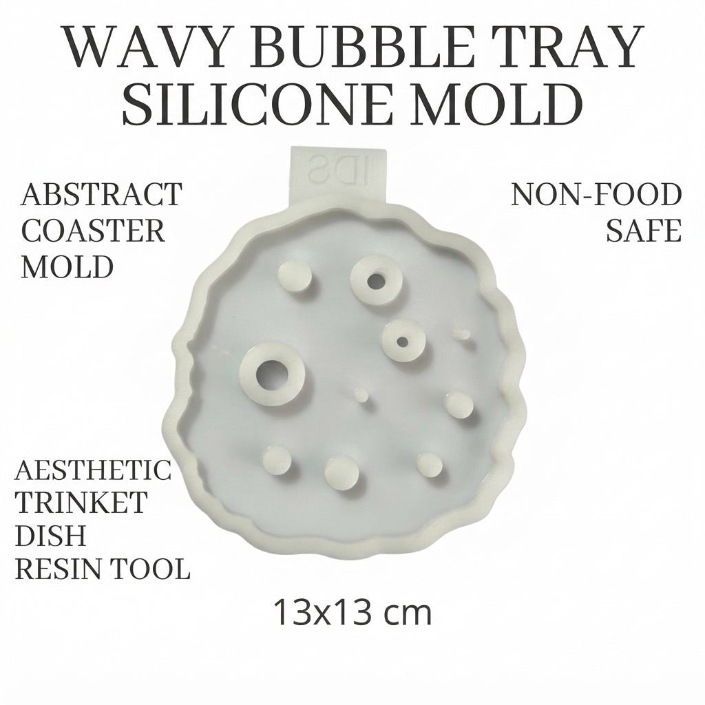 Wavy Bubble Tray Silicone Mold - Ideas Decor Shop
