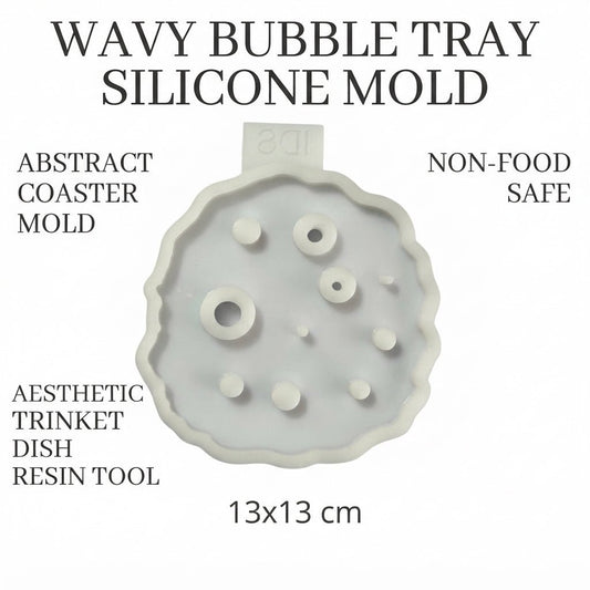 Wavy Bubble Tray Silicone Mold - Ideas Decor Shop