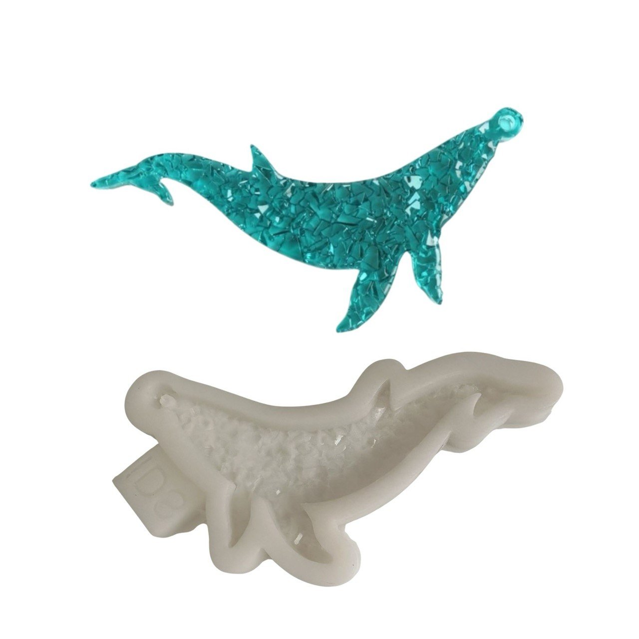 Whale Silicone Mold – Druzy Crystalline Texture - Ideas Decor Shop