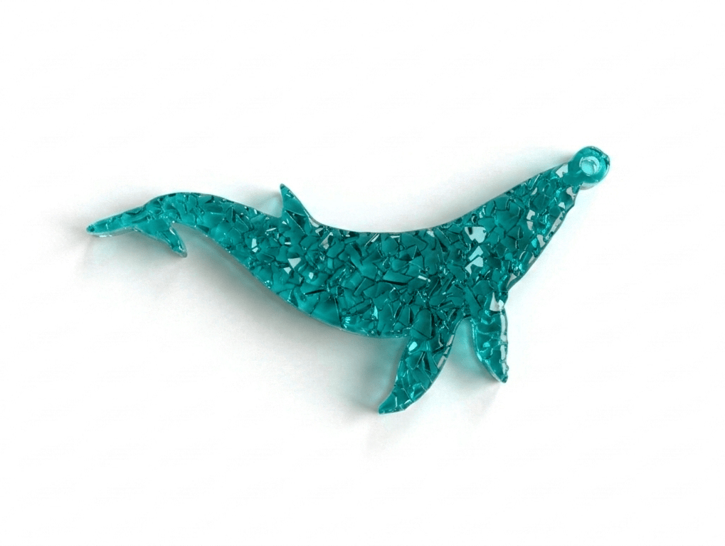Whale Silicone Mold – Druzy Crystalline Texture - Ideas Decor Shop