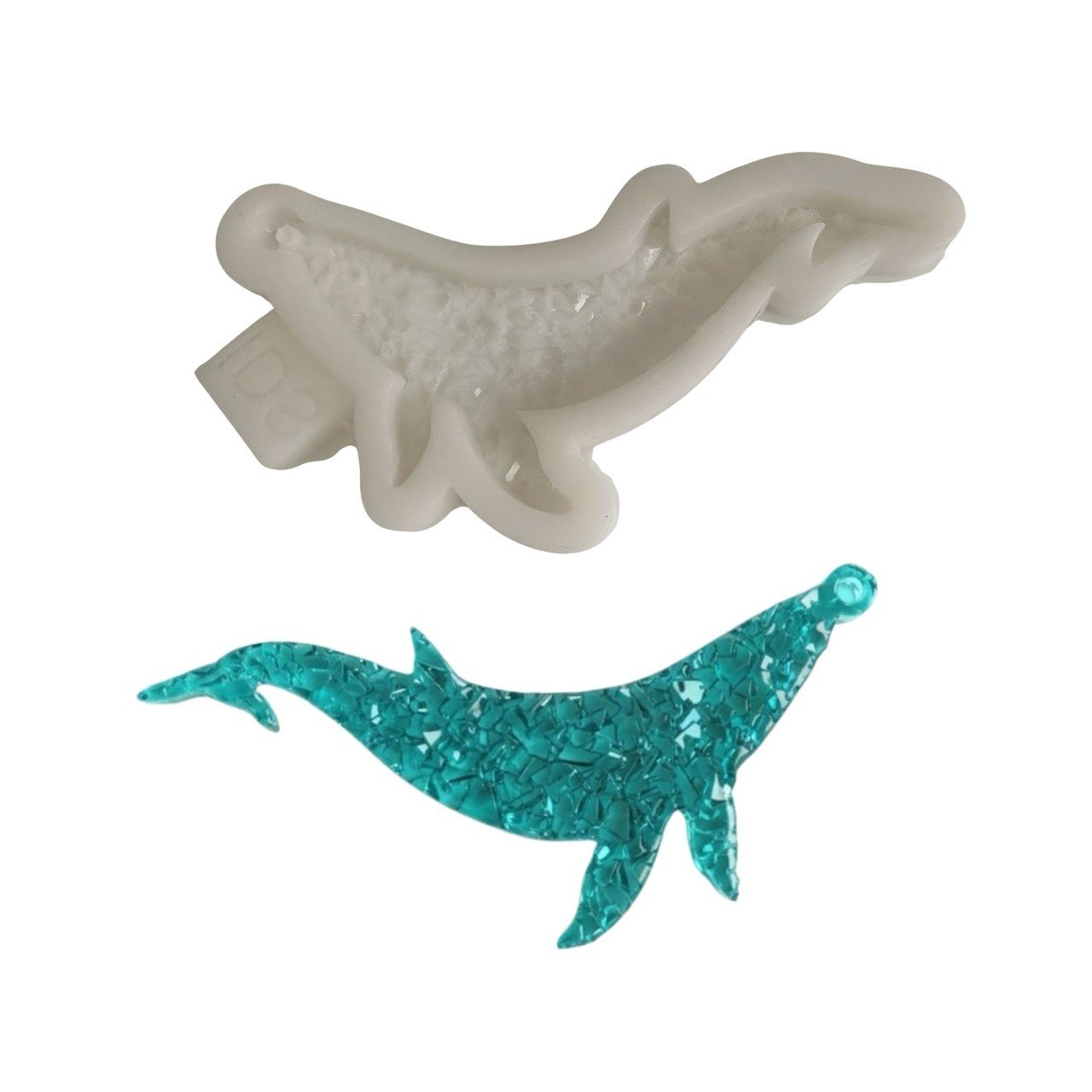 Whale Silicone Mold – Druzy Crystalline Texture - Ideas Decor Shop