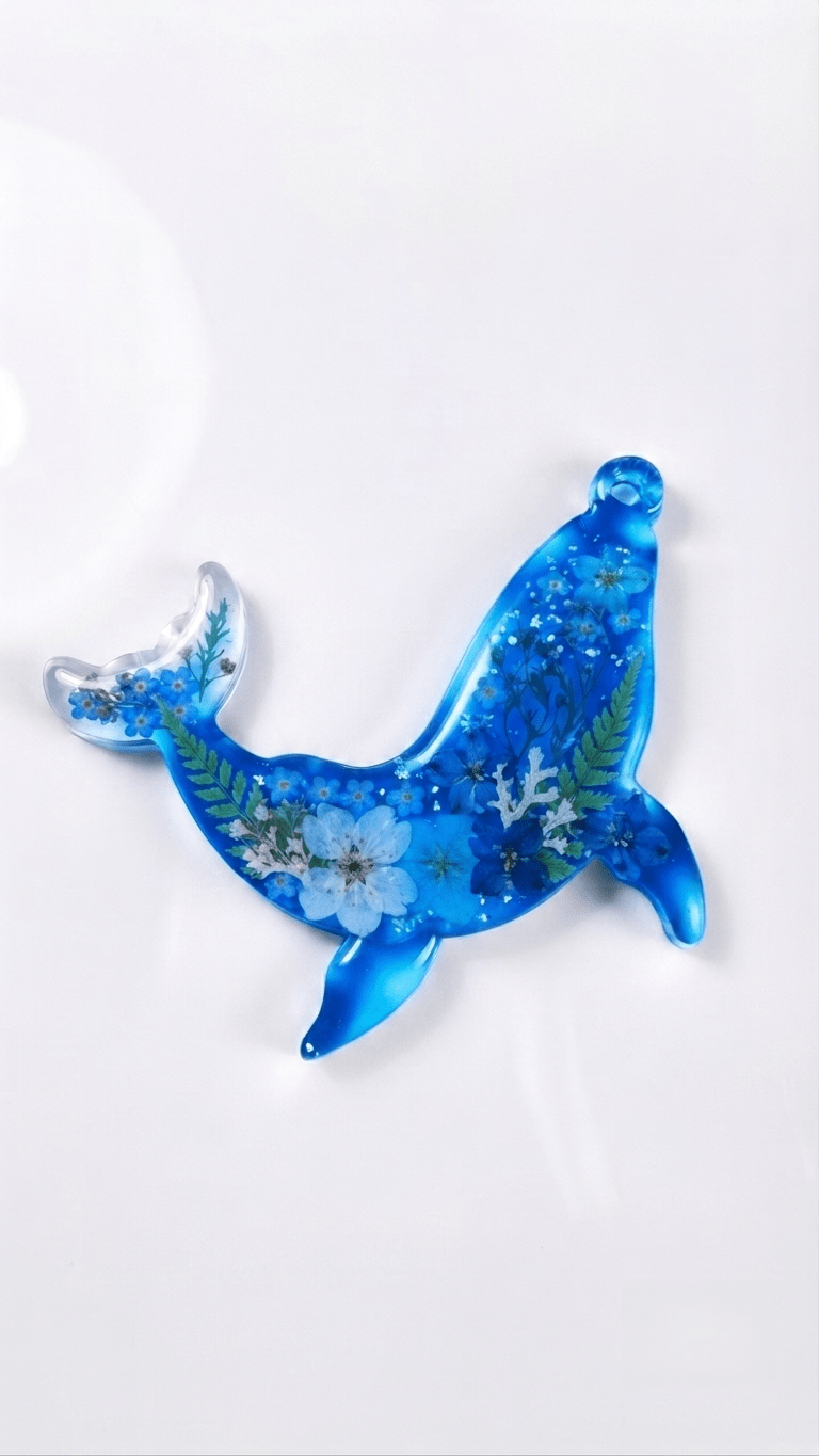 Whale Silicone Mold - Glossy Ocean Animal Casting Form - Ideas Decor Shop