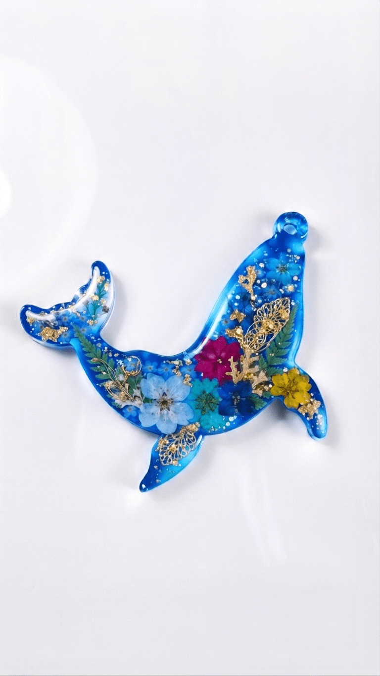Whale Silicone Mold - Glossy Ocean Animal Casting Form - Ideas Decor Shop