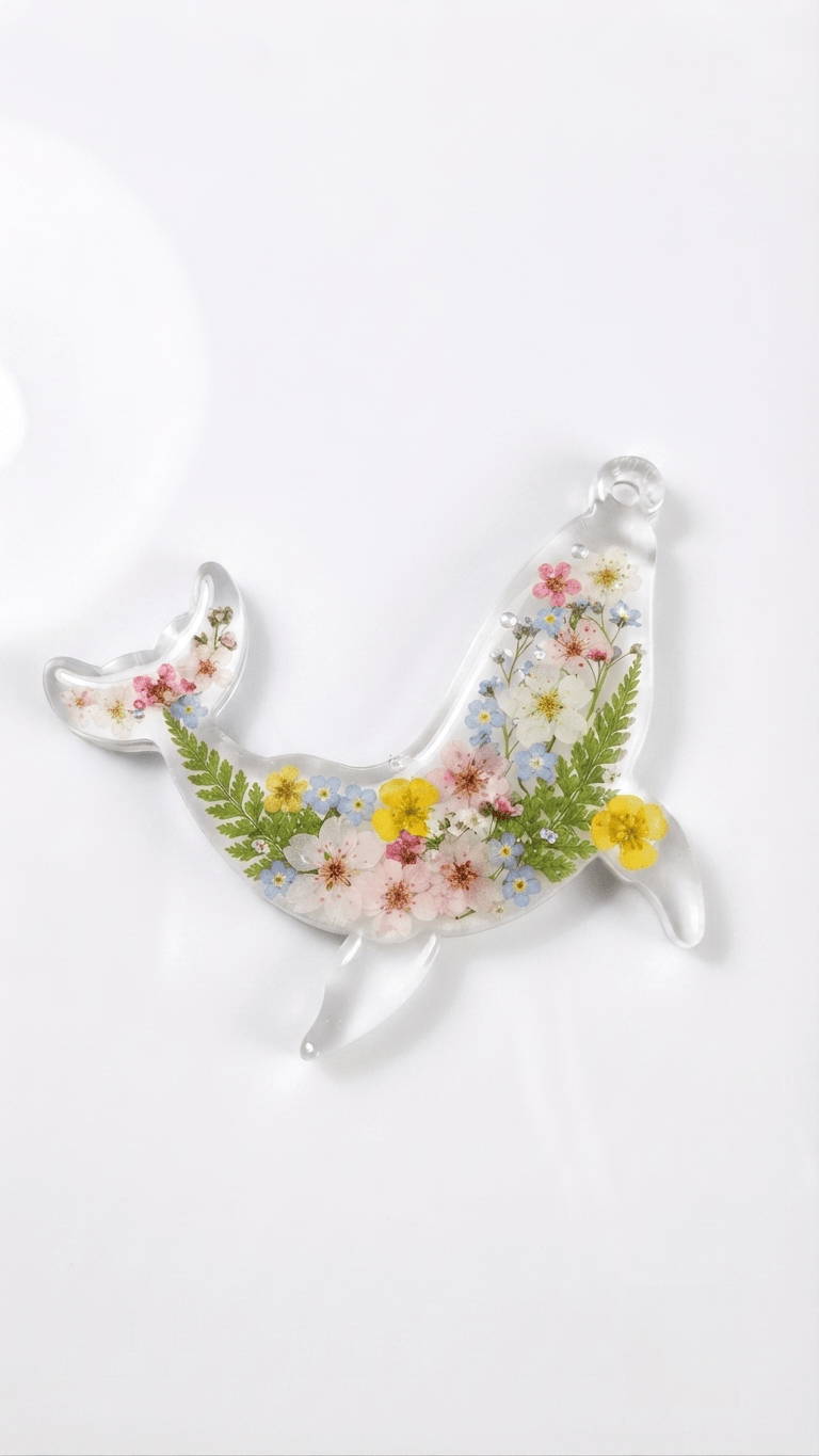 Whale Silicone Mold - Glossy Ocean Animal Casting Form - Ideas Decor Shop