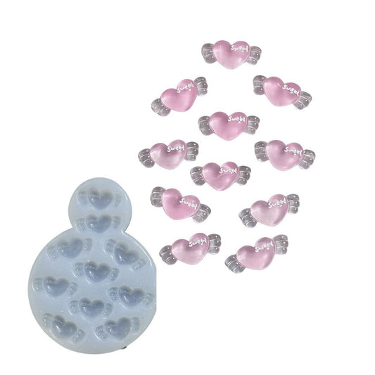 Winged Heart Silicone Mold - Ideas Decor Shop