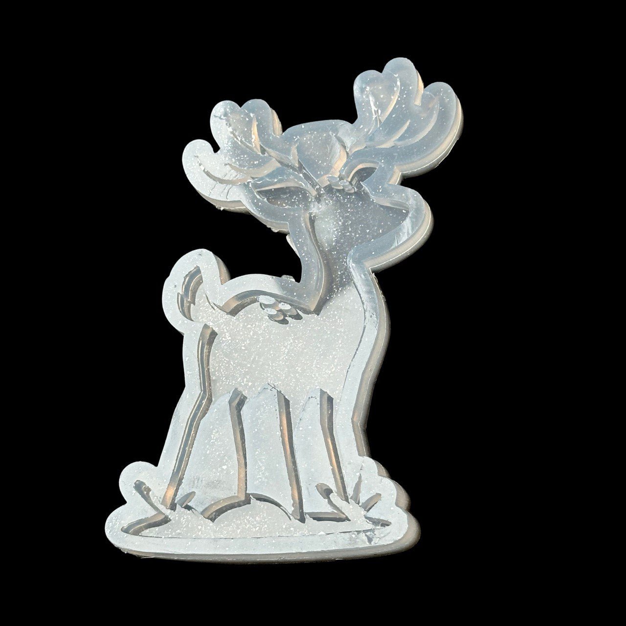 Woodland Christmas Tree Mold for Resin Art - Deer Forest Theme - Ideas Decor Shop