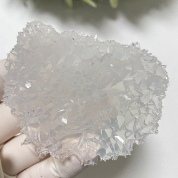 Große Druse-Amethyst-Kristalle, Silikonform: Cluster-Form