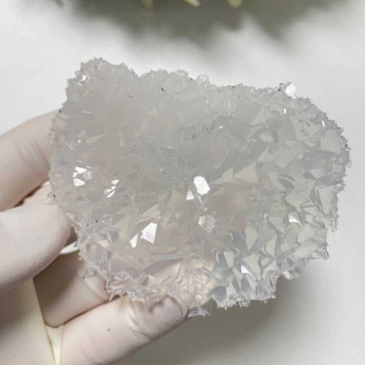 Große Druse-Amethyst-Kristalle, Silikonform: Cluster-Form