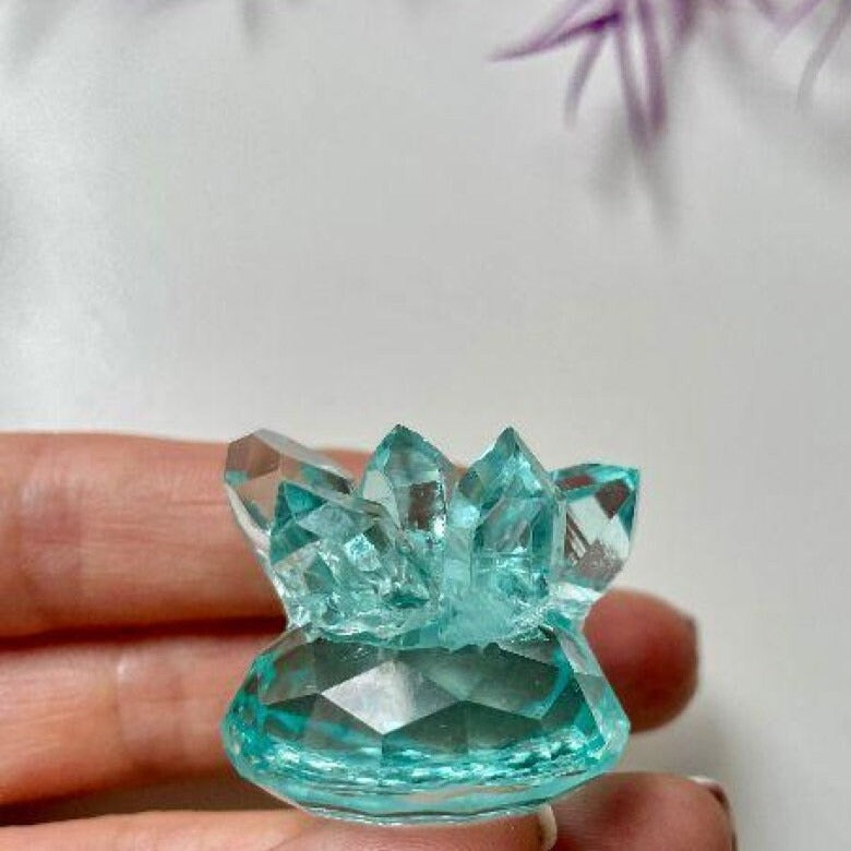 Глянцевая силиконовая форма с кластером кристаллов Classique Shiny
