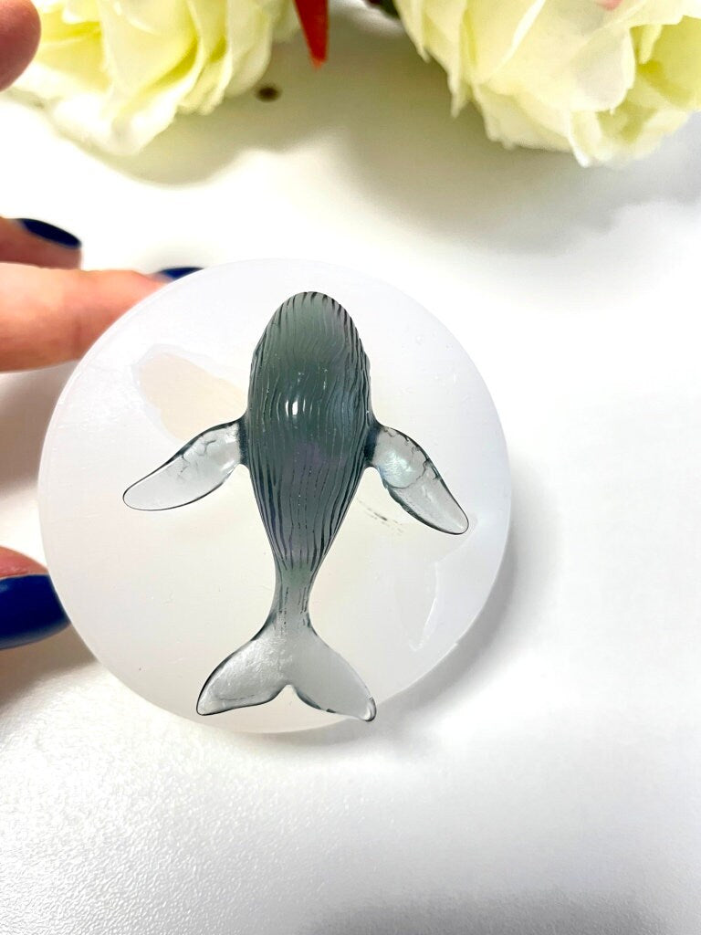 Силиконовая форма «Морской кит» 3D: лепка из эпоксидной смолы, морской и глины