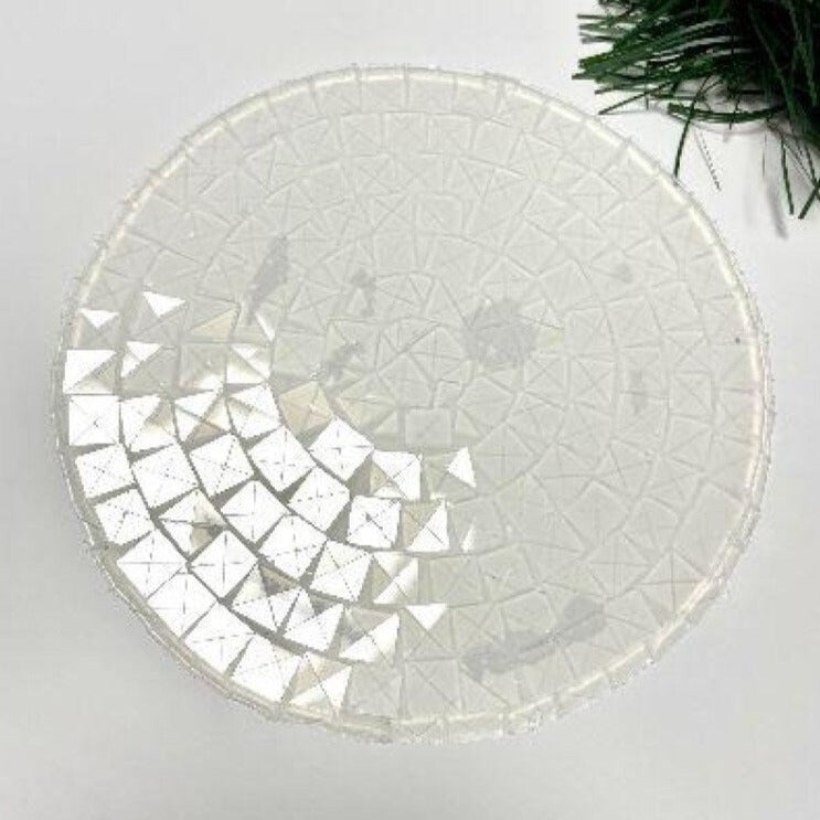 Вставка из смолы для стеклянной мозаики Druzy — универсальная силиконовая форма для изготовления подносов и подставок