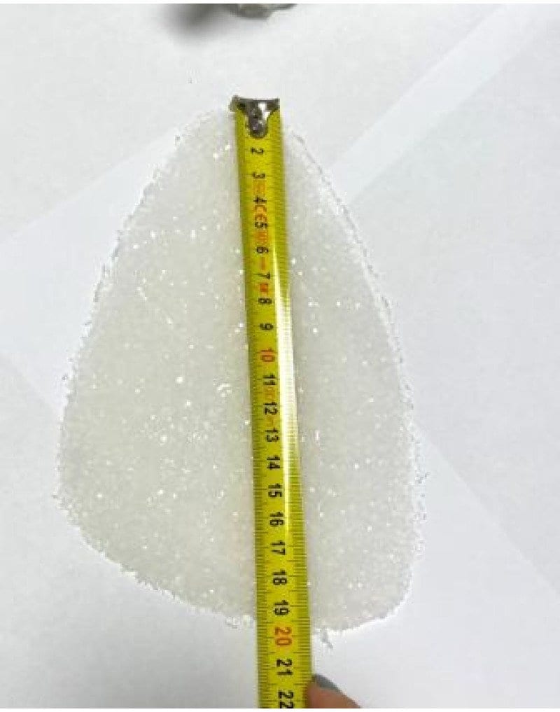 Große dreieckige Kristallplatten-Silikonform: Kristallcluster-Steinform