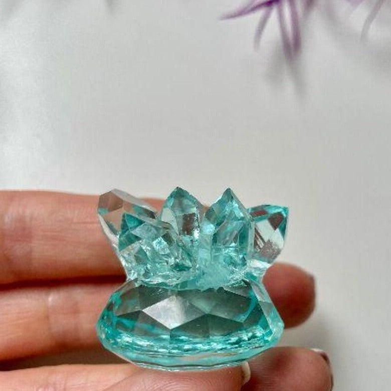 Глянцевая силиконовая форма с кластером кристаллов Classique Shiny