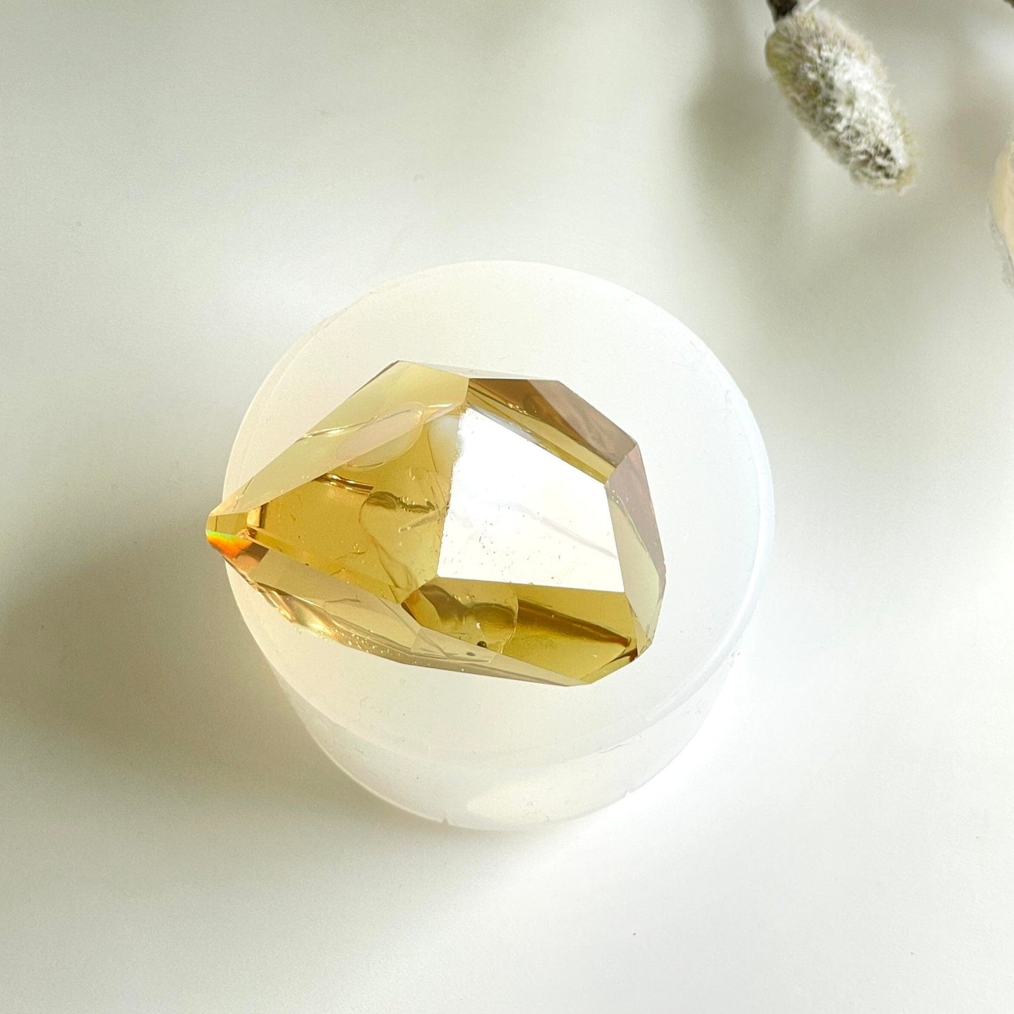 Große Amethyst-Kristall-Silikonform: Schmuckherstellung und personalisierte Geschenke