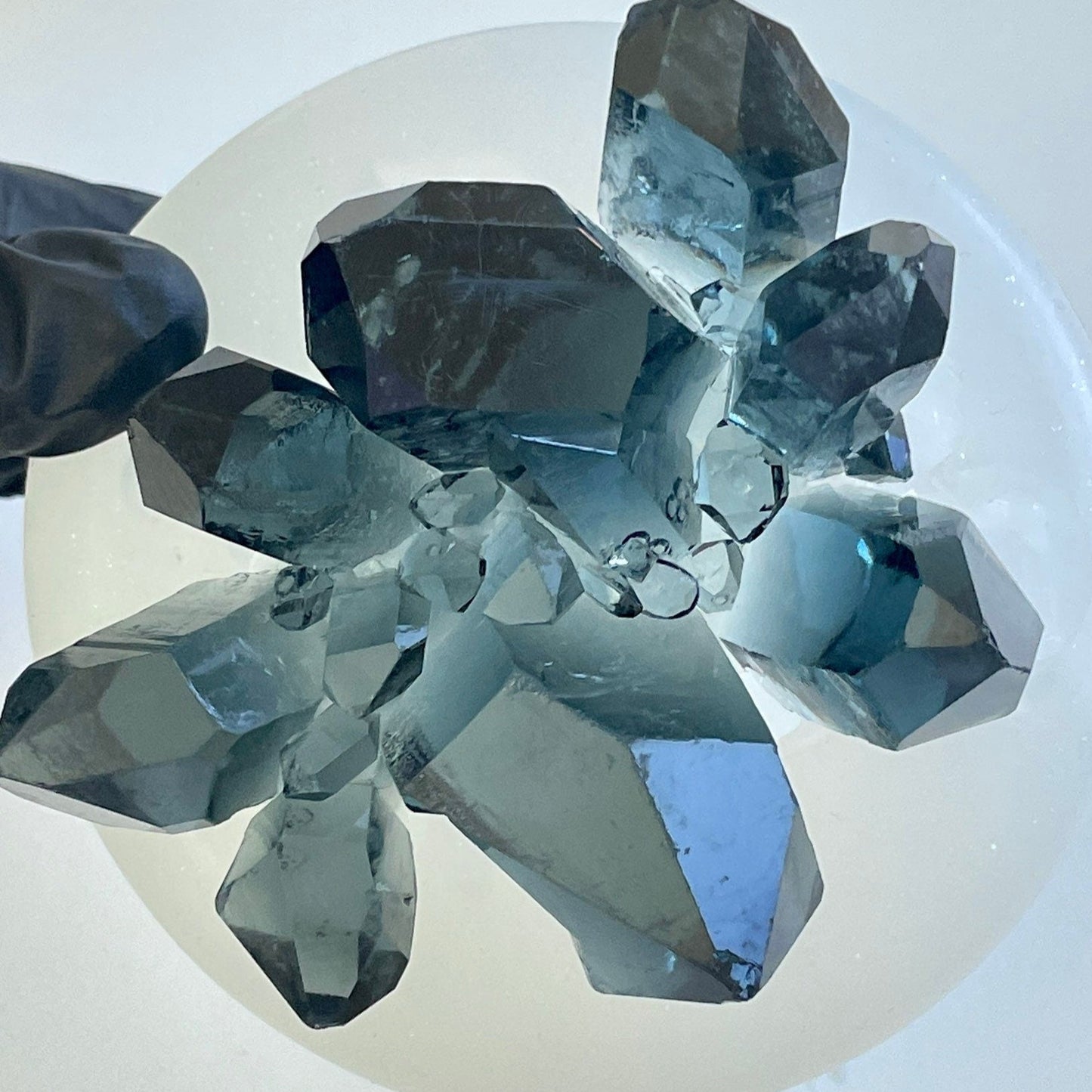 Luxuriöse Kristallcluster-Silikonform: Große Geode-Harzstein-Drusenform