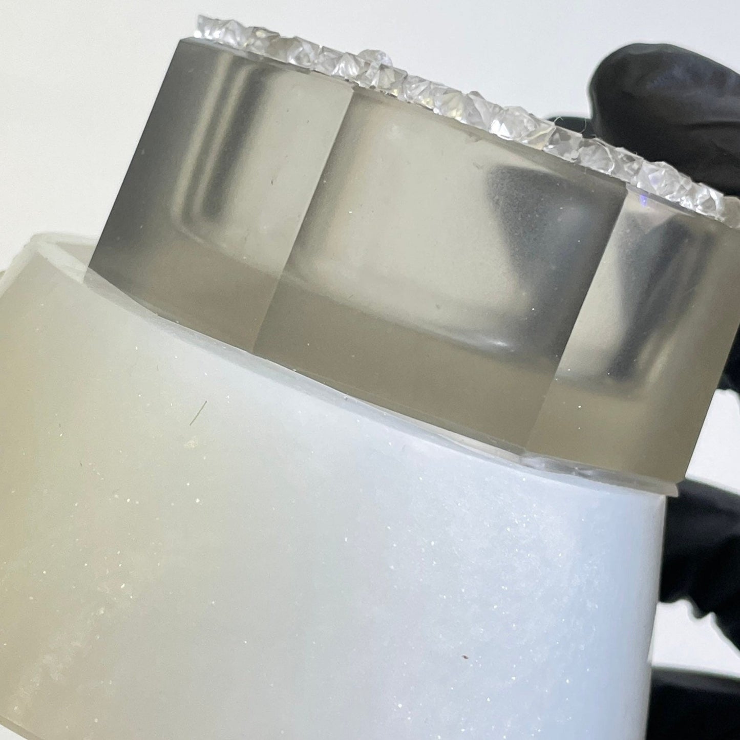 Kristalle Kerzenständer Silikonform: Kunstharz, Epoxidharz und Glaseffekt