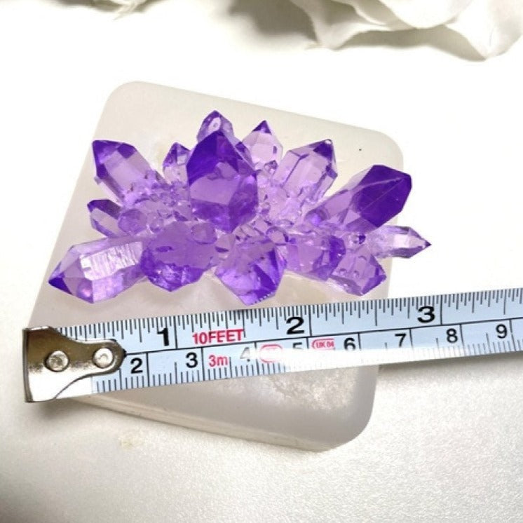 Kleine Blumenkristall-Silikonform: Zart und umwerfend