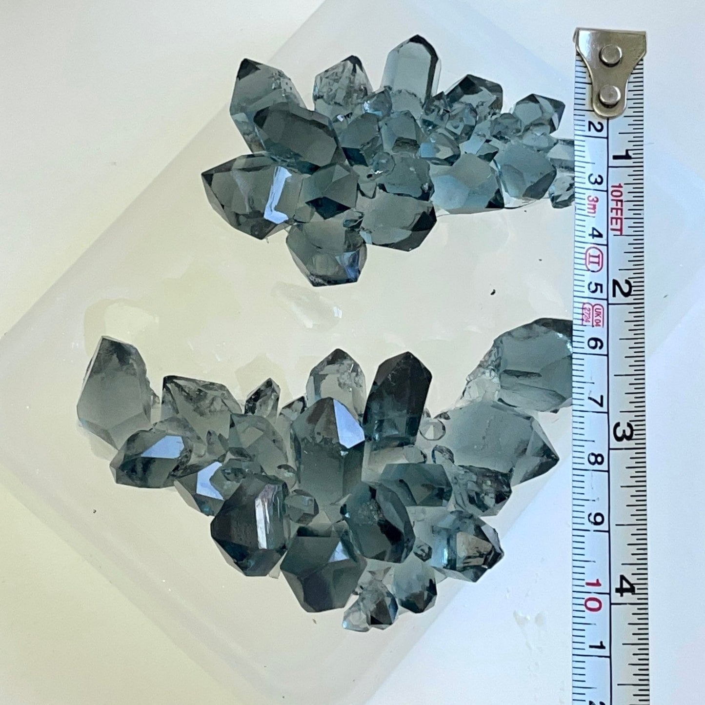 Funkeln und glänzen Sie mit unserem 2er-Set Luxus-Kristallformen: Perfekt für Kristall-Druzy-Designs