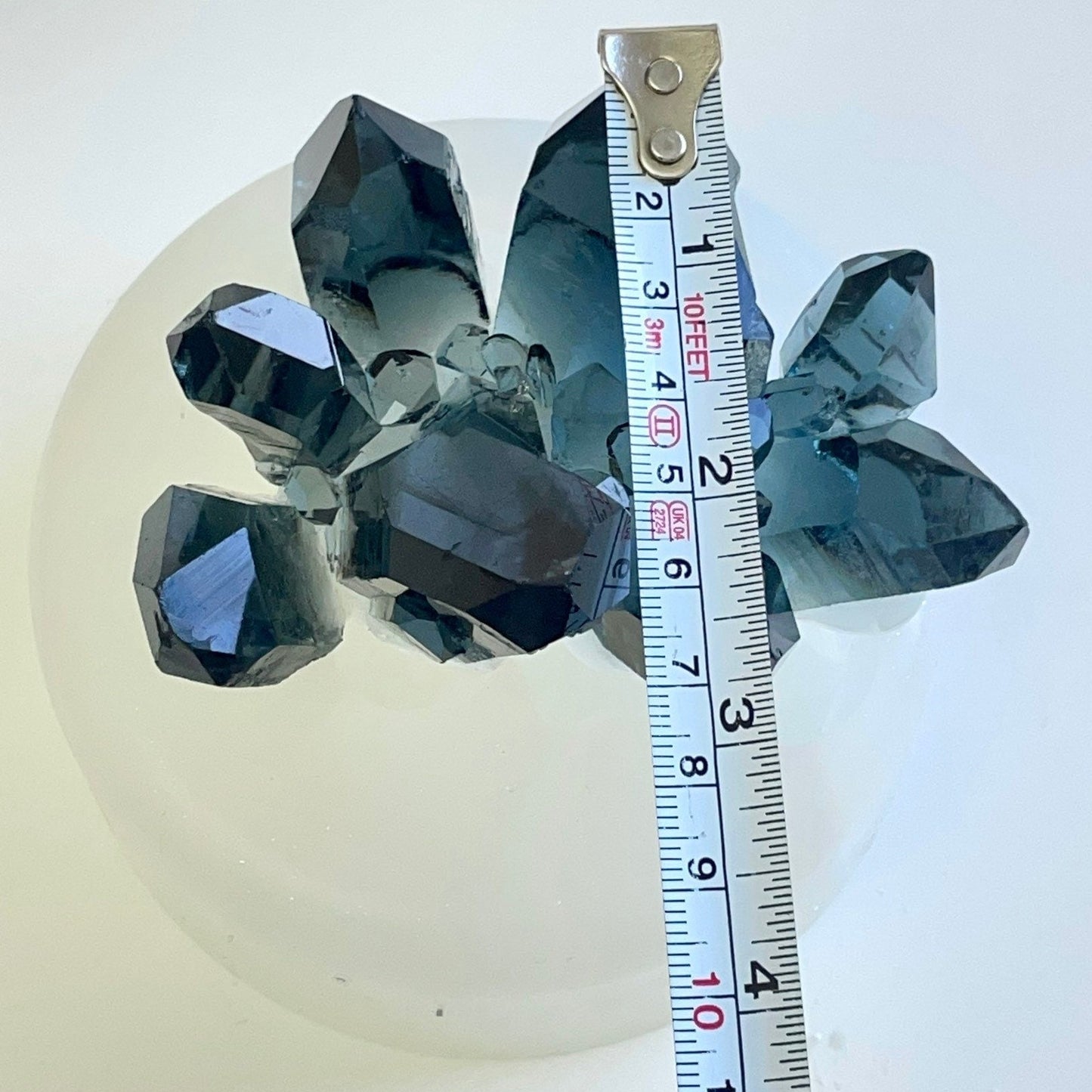Luxuriöse Kristallcluster-Silikonform: Große Geode-Harzstein-Drusenform