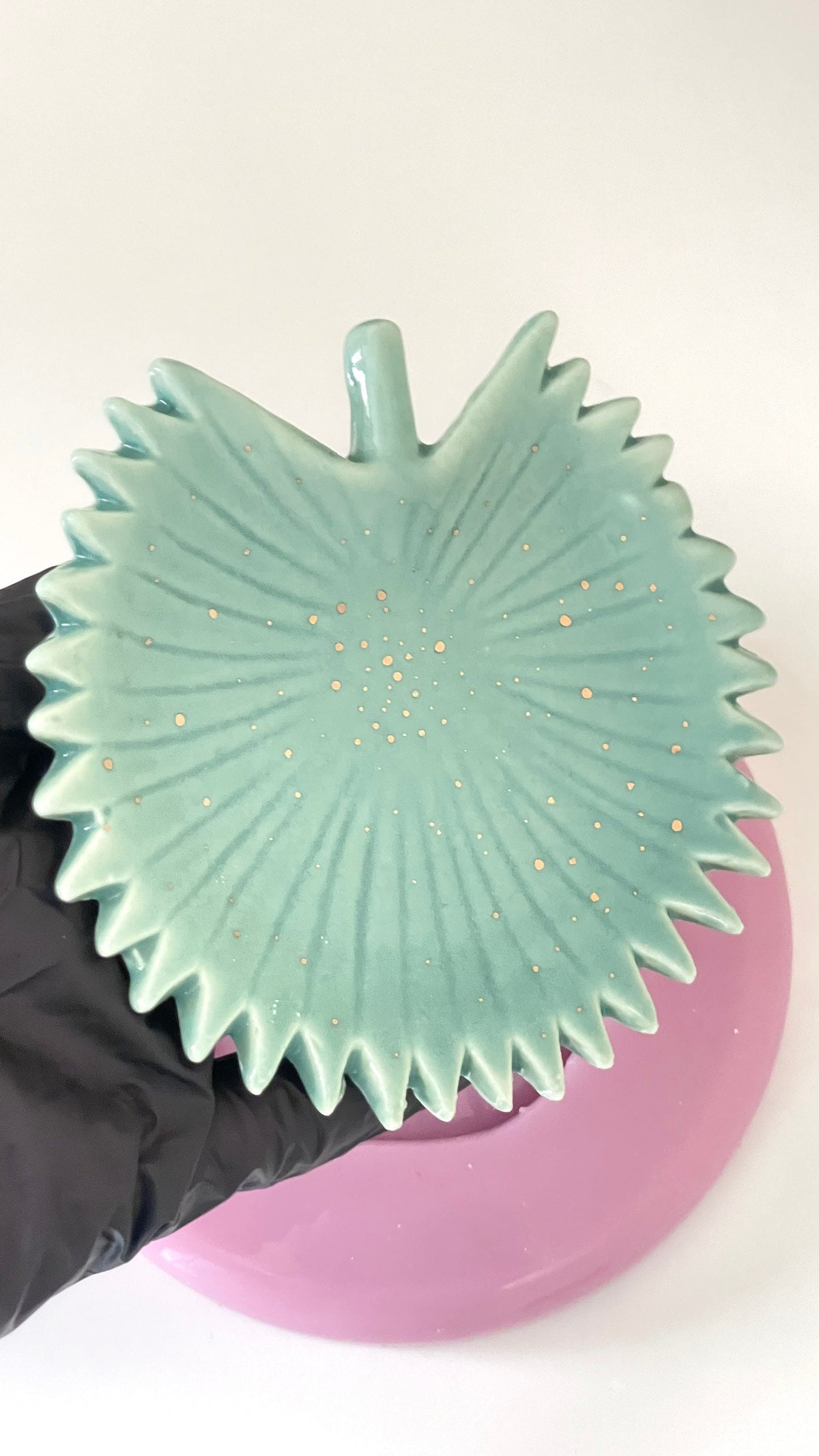 Blattförmige Mini-Teller-Silikonform: Tablett, Kerzenständer, DIY-Kunsthandwerk