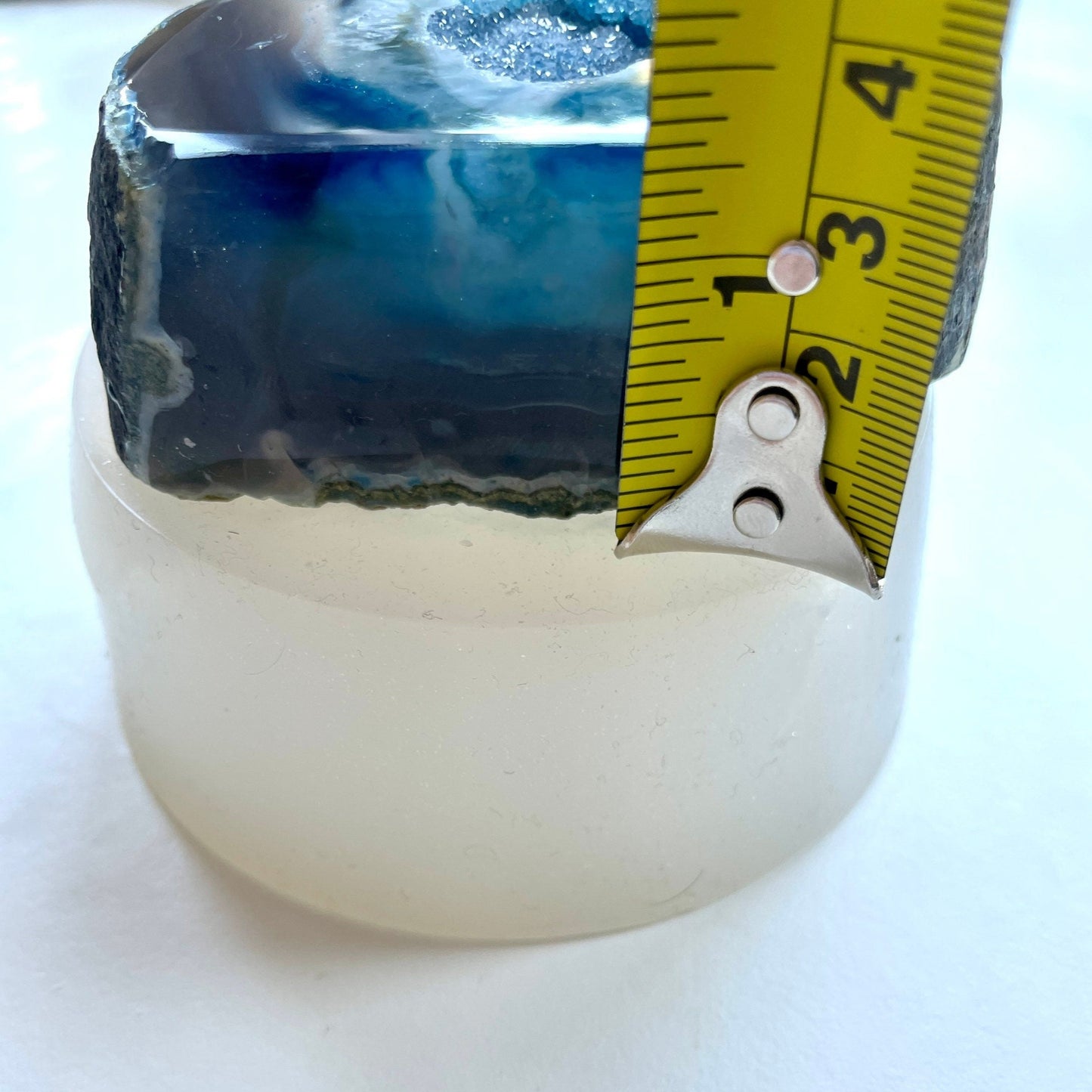 Силиконовая форма Crystal Geode Druzy: большая подставка для формы из смолы