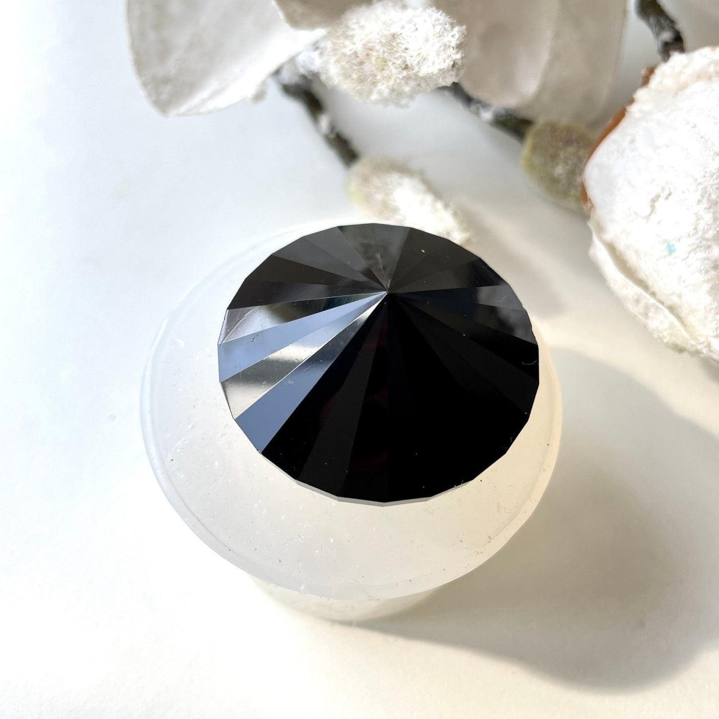 Große, einzigartige Kristall-Silikonform: Steinkunst und Schmuckherstellung