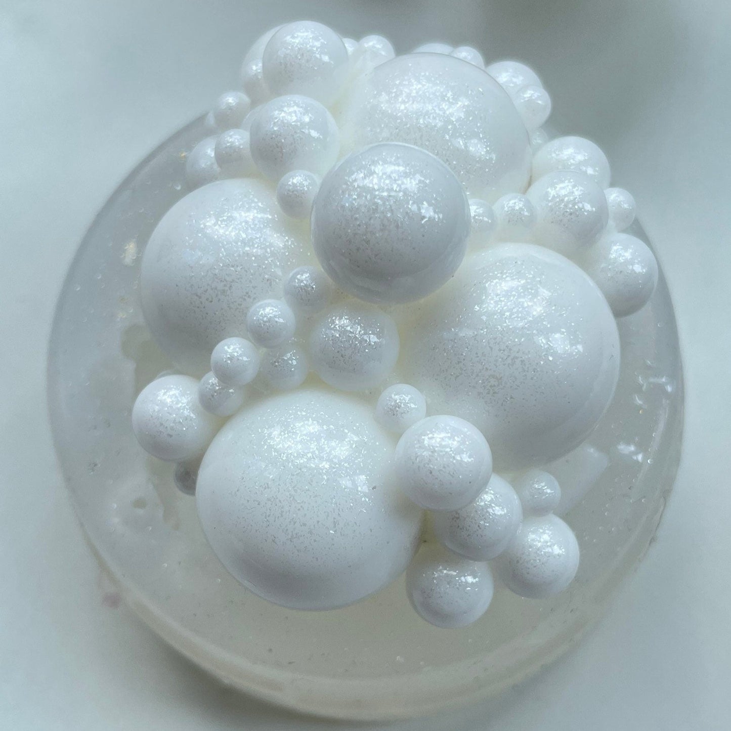 Große einzigartige Blasen-Silikonform: Abstrakte Kunst aus Epoxidharz