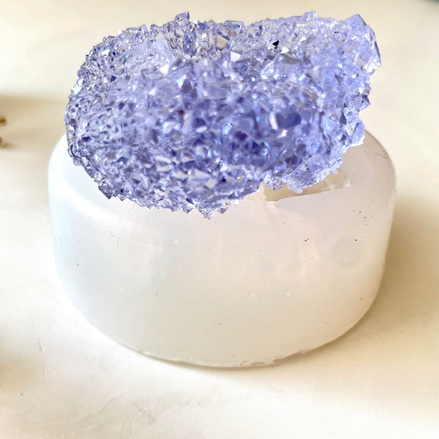 Luxury Crystal Druse Silicone Mold: Resin Druzy
